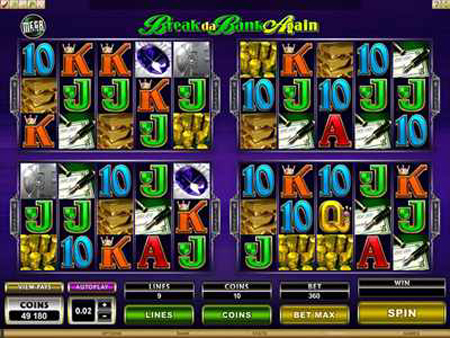 Mega Spin Break Da Bank Again slot